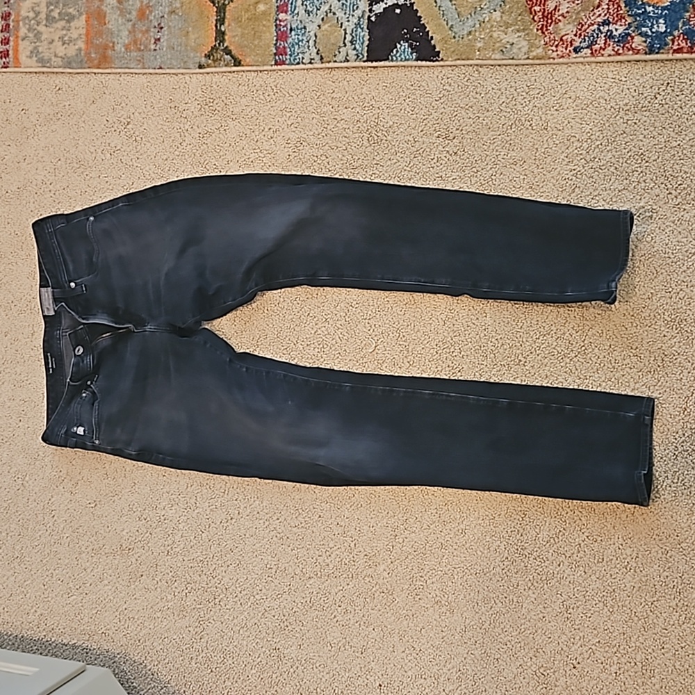 Dark denim jeans